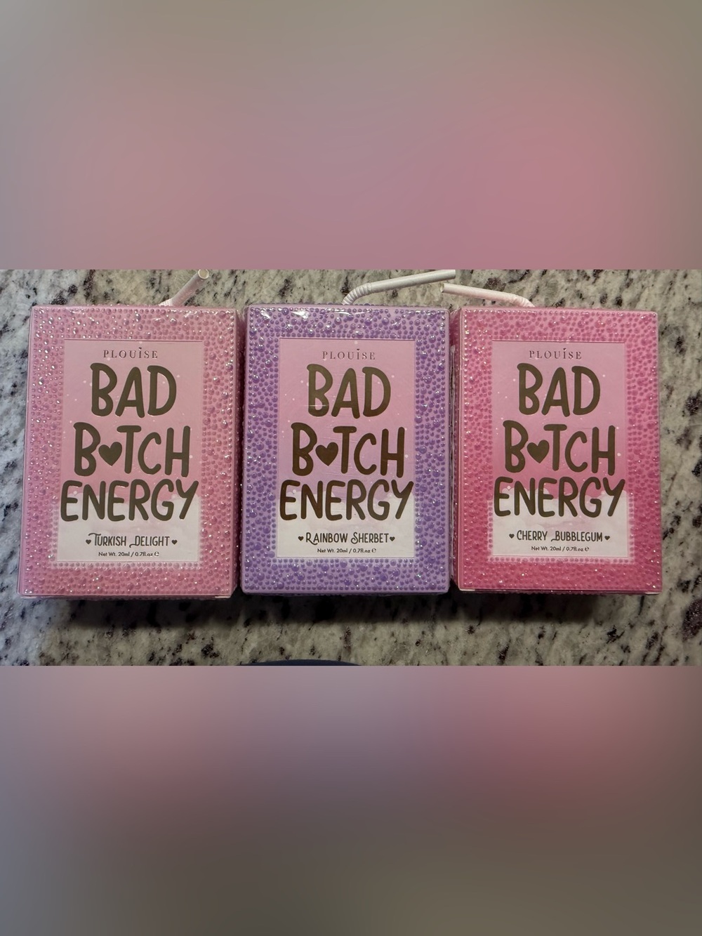 P. Louise  Bad B Energy Set - (3) New Crystal Bad B.